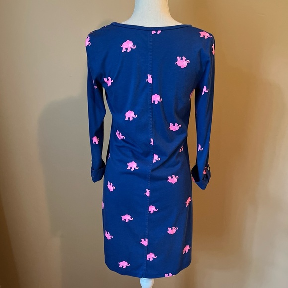 Lilly Pulitzer Small Elephant Ocean Ridge Pima Cotton Dress - Picture 7 of 10